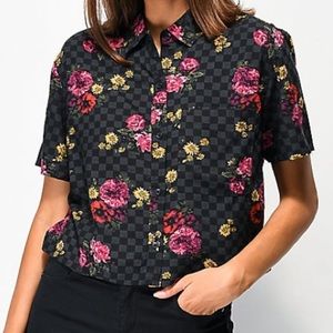 vans womens button up